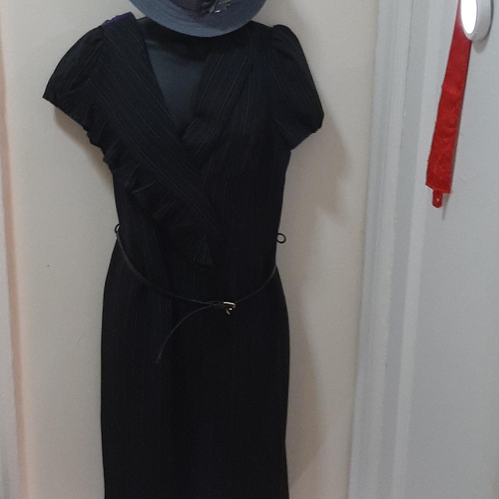 Anne klein pin striped dress